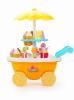 Набор Junfa Toys Мини передвижная тележка-прилавок с мороженым, свет, звук, 39 предметов - 668-26