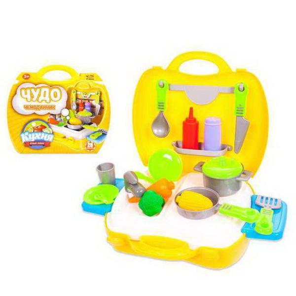 Игровой набор ABtoys Чудо-чемоданчик Кухня 21 предмет - PT-01535