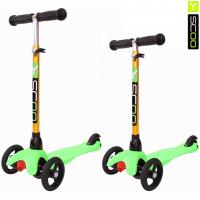 Самокат Y-SCOO MINI GLAM METALLIC RT lime - 4080