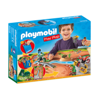 Конструктор Playmobil Игровая карта: Мототрасса - 9329pm