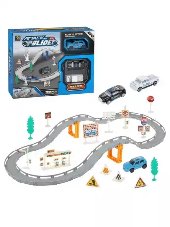 Игровой набор *Автотрек*, 28 деталей - 696-3C