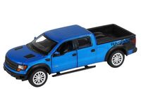 Машина Автопанорама Ford F-150 SVT Raptor, синий, масштаб 1:34, свет, звук, инерция - JB1251395