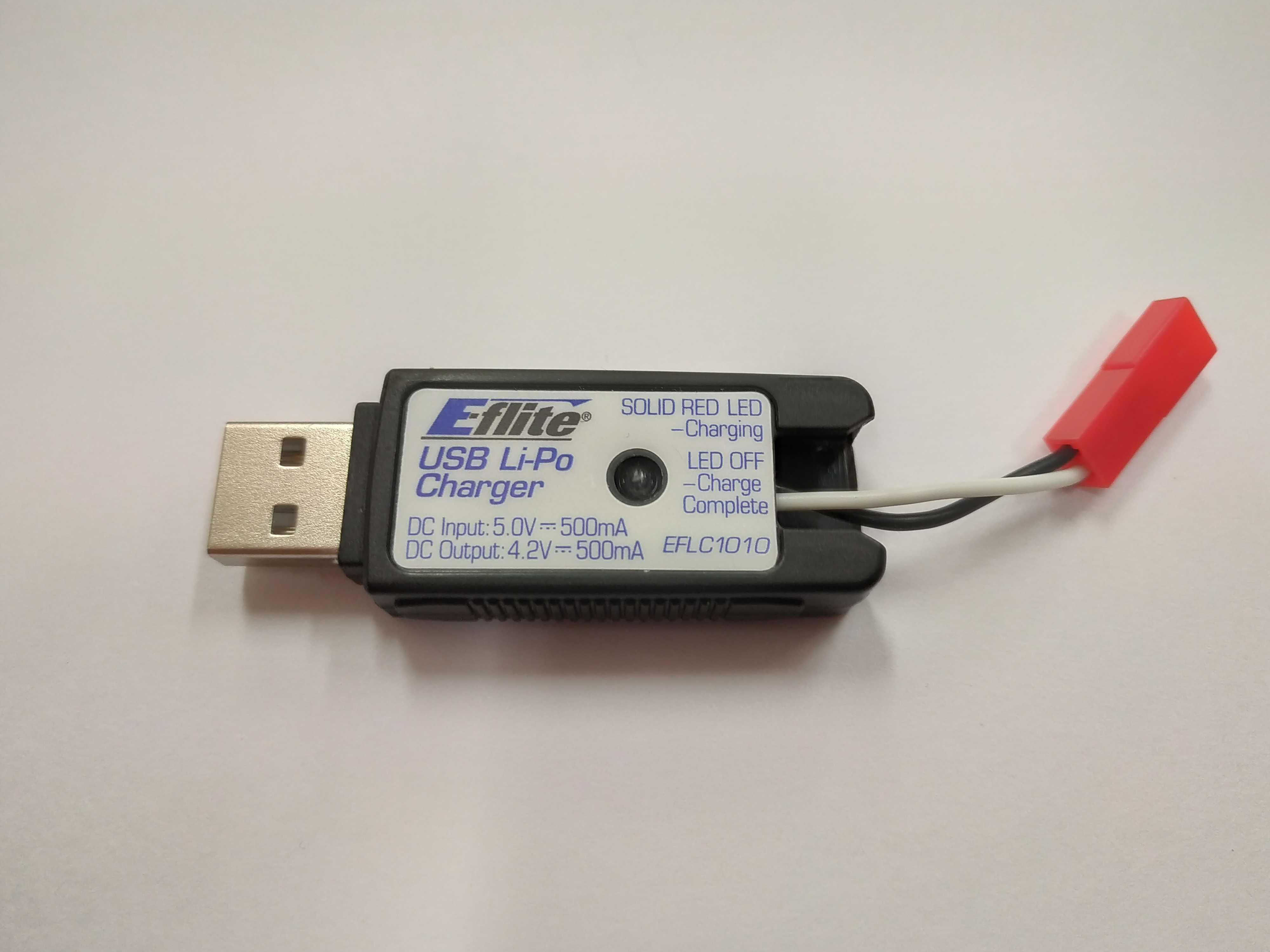 Зарядное устройство USB JST-bec для вертолета Blade 120 S BLH4100 - EFLC1010
