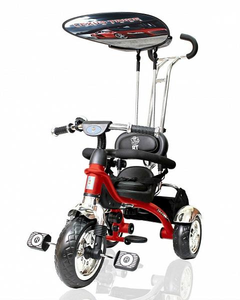 Велосипед 3-х колесный Lexus Trike original RT Grand Print Deluxe New Design 2014, колеса EVA, красный - 4028