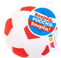 Футбольный мяч Мякиши белый-красный - 445