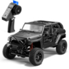 Радиоуправляемый внедорожник MN Model Jeep Wrangler 4WD RTR масштаб 1:12 2.4G - MN-128 BLACK