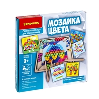 Развивающие игры из дерева Bondibon «МОЗАИКА ЦВЕТА» - ВВ4866