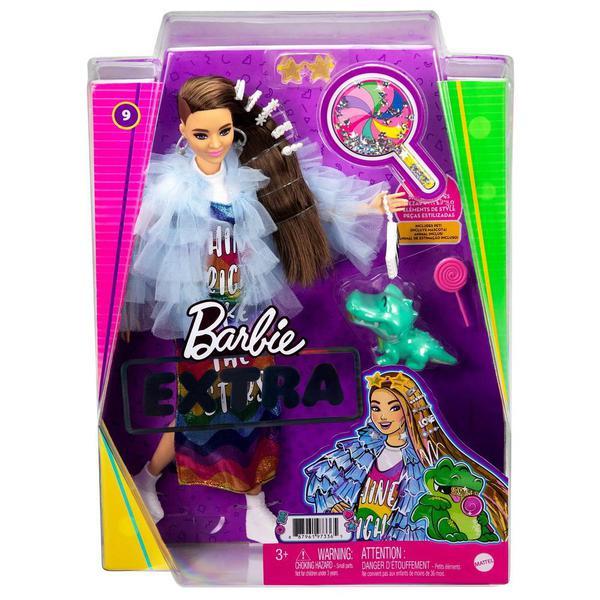 Кукла Mattel Barbie Экстра в желтом пальто - GYJ78