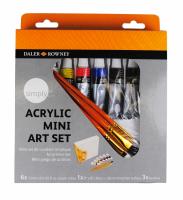 Краски DALER ROWNEY Акриловые*Simply* mini set - 126500900