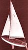 Сборная модель Яхта Dumas Lightning Sailboat 19 - DUM1110