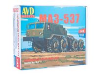 Сборная модель AVD Седельный тягач МАЗ-537, масштаб 1:43 - 1353AVD
