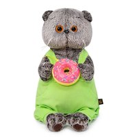 Мягкая игрушка Budi Basa Басик с пончиком 22 см - Ks22-174