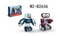 Конструктор магнитный Junfa Toys Роботы, 14 элементов - 322j