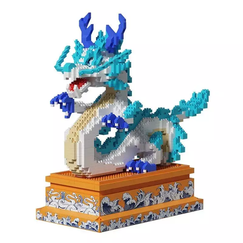 Конструктор RTOY 3D из миниблоков JM Любимые игрушки Китайский Дракон, 2020 элементов - JM20832