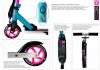 Самокат Y-SCOO RT 125 mini city Montreal pink-light blue - 4418
