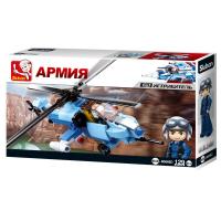 Конструктор Sluban *Армия. Танк и Вертолет*, 129 деталей - JB900030
