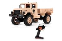 Радиоуправляемый внедорожник WL Toys Army Truck 4WD RTR масштаб 1:12 2.4G - WLT-124301-brown