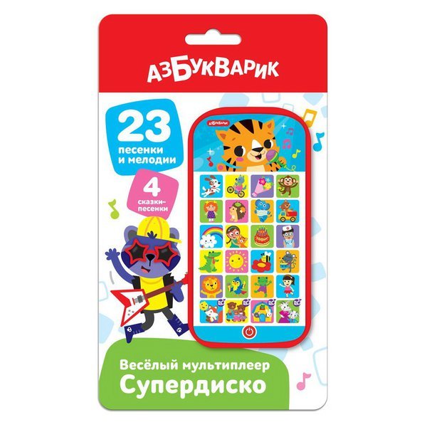 Музыкальная игрушка Азбукварик Веселый мультиплеер Супердиско - 4630027292667