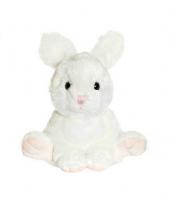 Мягкая игрушка Teddykompaniet Заяц, белый, 17 см - white|ast2686