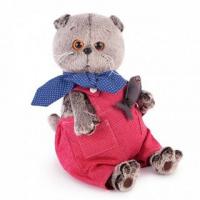 Мягкая игрушка Budi Basa Басик в красном комбинезоне 25 см - Ks25-066