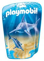 Конструктор Playmobil Аквариум: Рыба-меч с детенышем - 9068pm