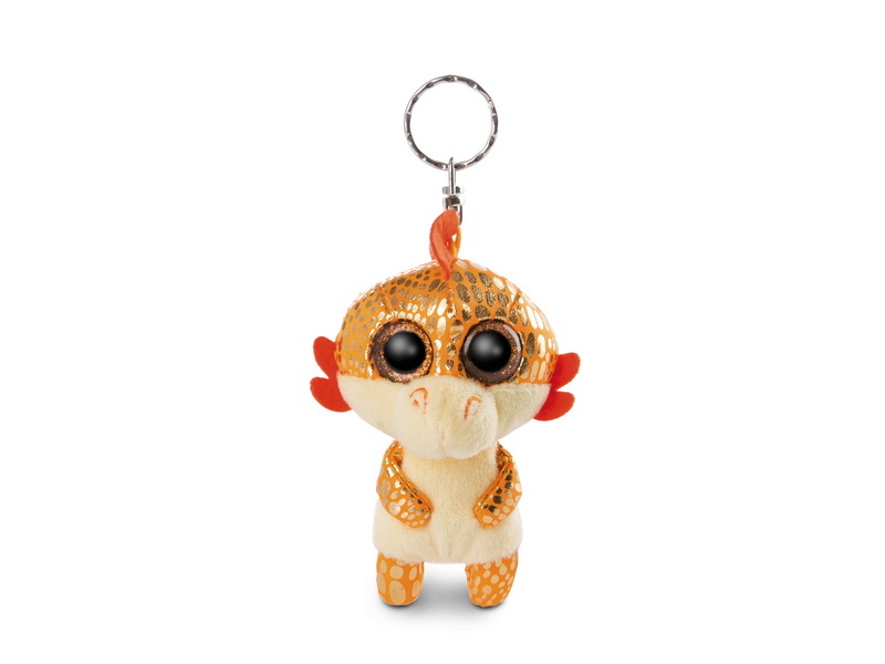 Мягкая игрушка NICI Дракон оранжевый Йо-Йо, брелок 9 см - NICI46931