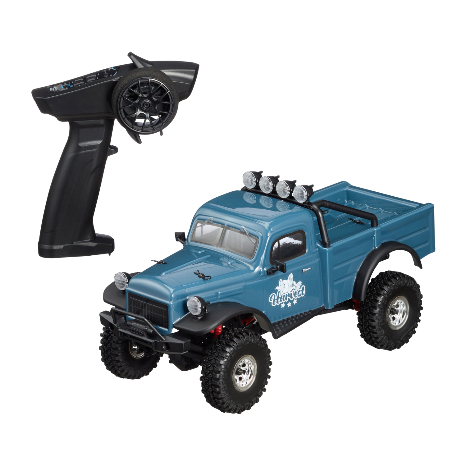 Радиоуправляемый краулер HobbyPlus CR18 Harvest (Blue) 4WD RTR масштаб 1:18 2.4G - HP-1810107-BL