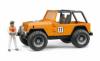 Внедорожник Bruder Cross Country Racer оранжевый с гонщиком - 02-542