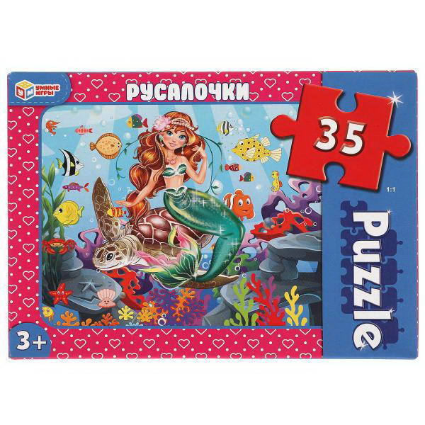 Пазл Умные игры Русалочки Макси 35 деталей - 4680107918116