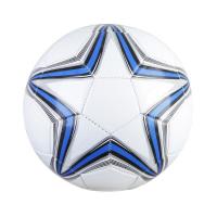 Мяч футбольный, 250 г, №5, PVC, shine, 1 слой - Т73812
