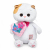 Мягкая игрушка Budi Basa *Кошечка Ли-Ли* с сердцем, 24 см - LK24-074