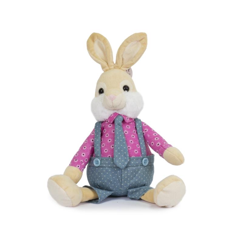 Мягкая игрушка Bebelot Заяц в галстуке, 45 см - BHO0805-136