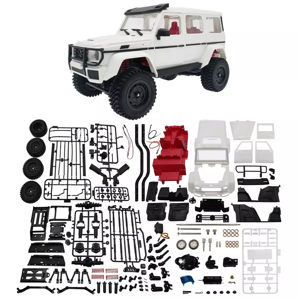 Конструктор для сборки MN MODEL внедорожника Mersedes G500 (белый) масштаб 1:12 - MN-86K WHITE