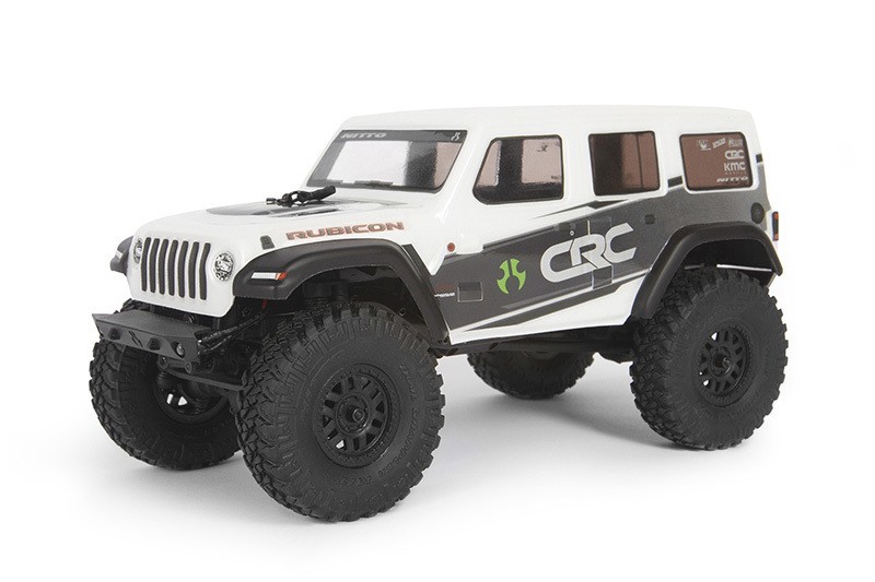 Радиоуправляемый внедорожник Axial SCX24 2019 Jeep Wrangler JLU CRC 4WD масштаб 1:24 (белый) - AXI00002T1
