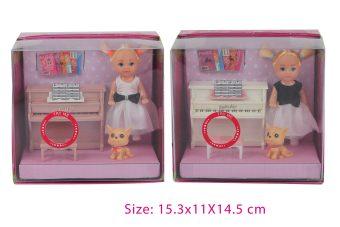 Кукла Defa Lucy 15 см Урок музыки - 8391