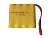 Аккумулятор LJ Battery Ni-Cd 4.8V 700 mAh (разъем JST) - NICD-48F-700-JST