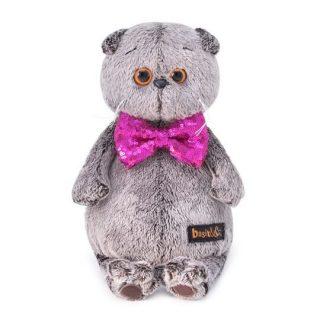 Мягкая игрушка Budi Basa Басик в галстуке-бабочке в пайетках, 25 см - Ks25-095