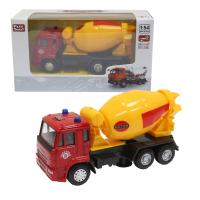Инерционная металлическая модель - Бетономешалка, желтая, 1:54 - Р49210
