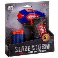Оружие бластер STORM с 5-тью мягкими пулями - К87670
