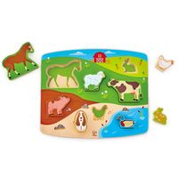 Вкладыши Hape Животные - E1454_HP