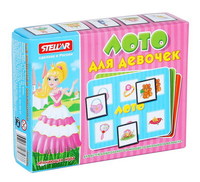 Настольная игра Стеллар Лото для девочек - 00913