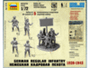 Сборные солдатики Zvezda Немецкая кадровая пехота, масштаб 1:72 - ZV-6178
