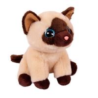 Мягкая игрушка ABtoys Кот сиамский, 14 см - M0078