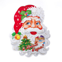 Новогоднее панно Snowmen Дед мороз 50х40см - Е92282