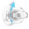 Силиконовые пустышки Philips AVENT с рождения (птички, голубые и белые облака), 2 шт - SCF172|18
