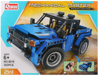 Радиоуправляемый конструктор Qihui Mechanical Master 2 в 1 Пикапы (353 детали) - QH8019