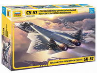 Сборная модель Zvezda Российский истребитель *Су-57* масштаб 1:72 - 7319з