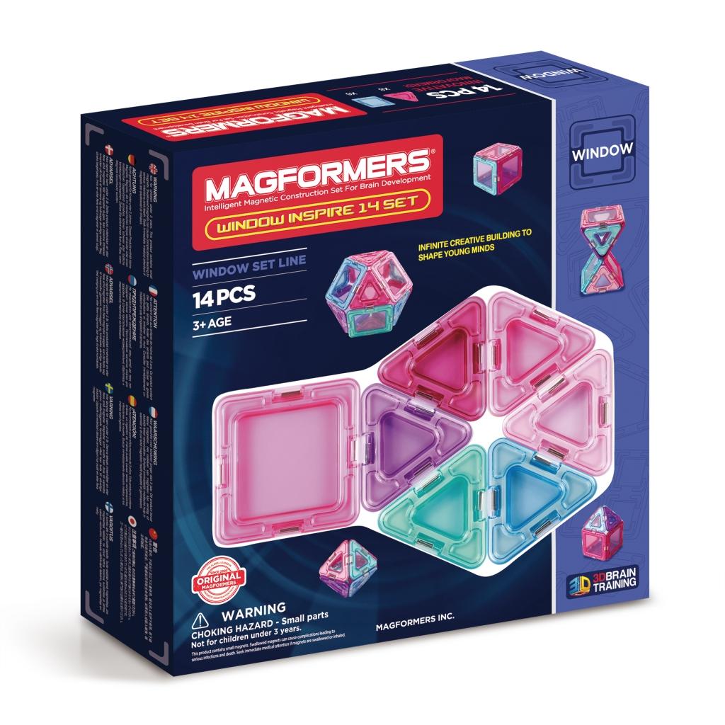 Магнитный конструктор MAGFORMERS Window Inspire 14 элементов - 714003