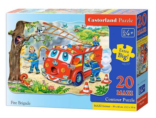 Пазл Castorland MAXI Пожарная машина, 20 элементов - Р69289