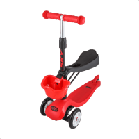 Трехколесный самокат TechTeam Sky Scooter New красный